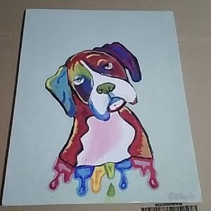 Colorful Dog Art Print